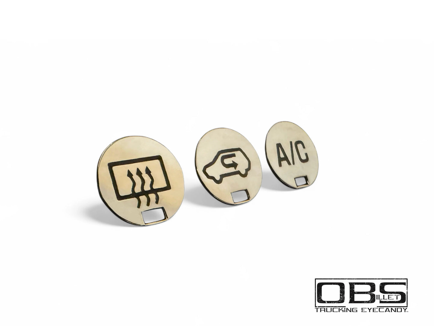 OBS A/C Unit - Lower Push Button Cover Plates - 3 Button Version