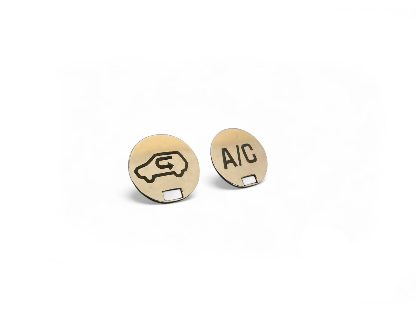 OBS A/C Unit - Lower Push Button Cover Plates - 2 Button Version