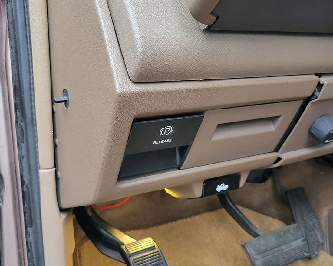 Chevy | GMC 1988-1994 Billet E-Brake Release Cover