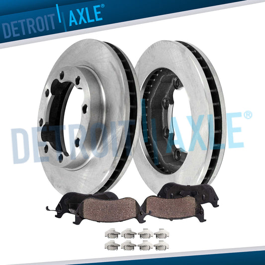 Front Rotors + Brake Pads 88-98 C/K 3500