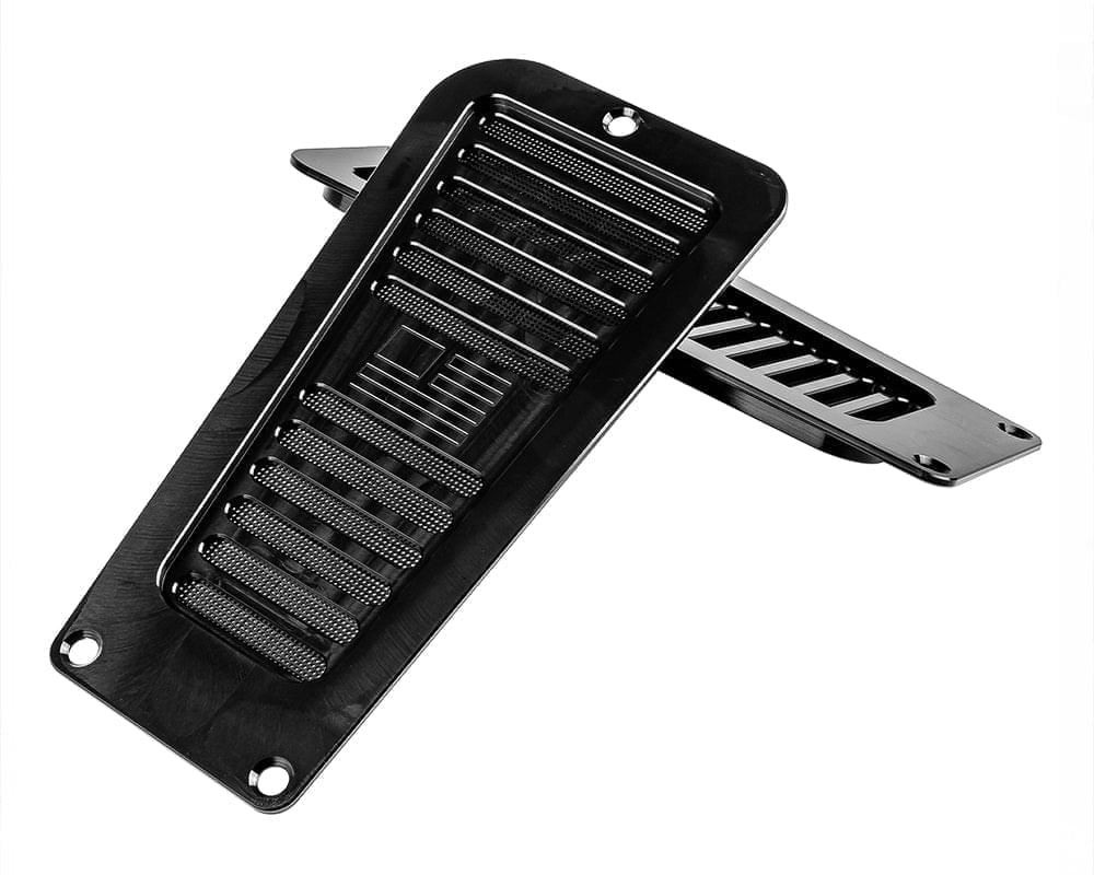 LG Billet USA Door Jamb Vents, OBS Chevy