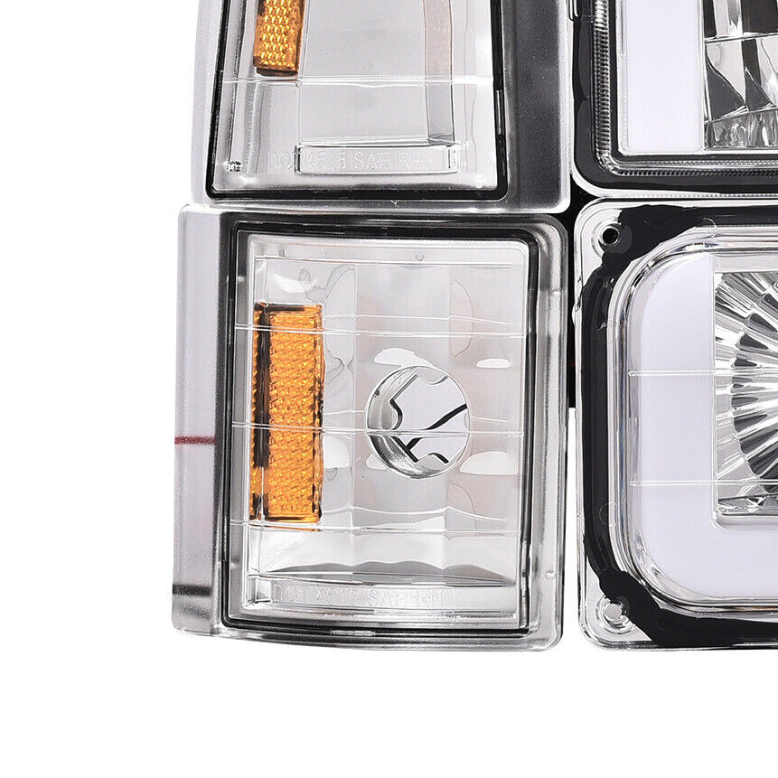 L-Drl Headlights 88-98 GMC C/K