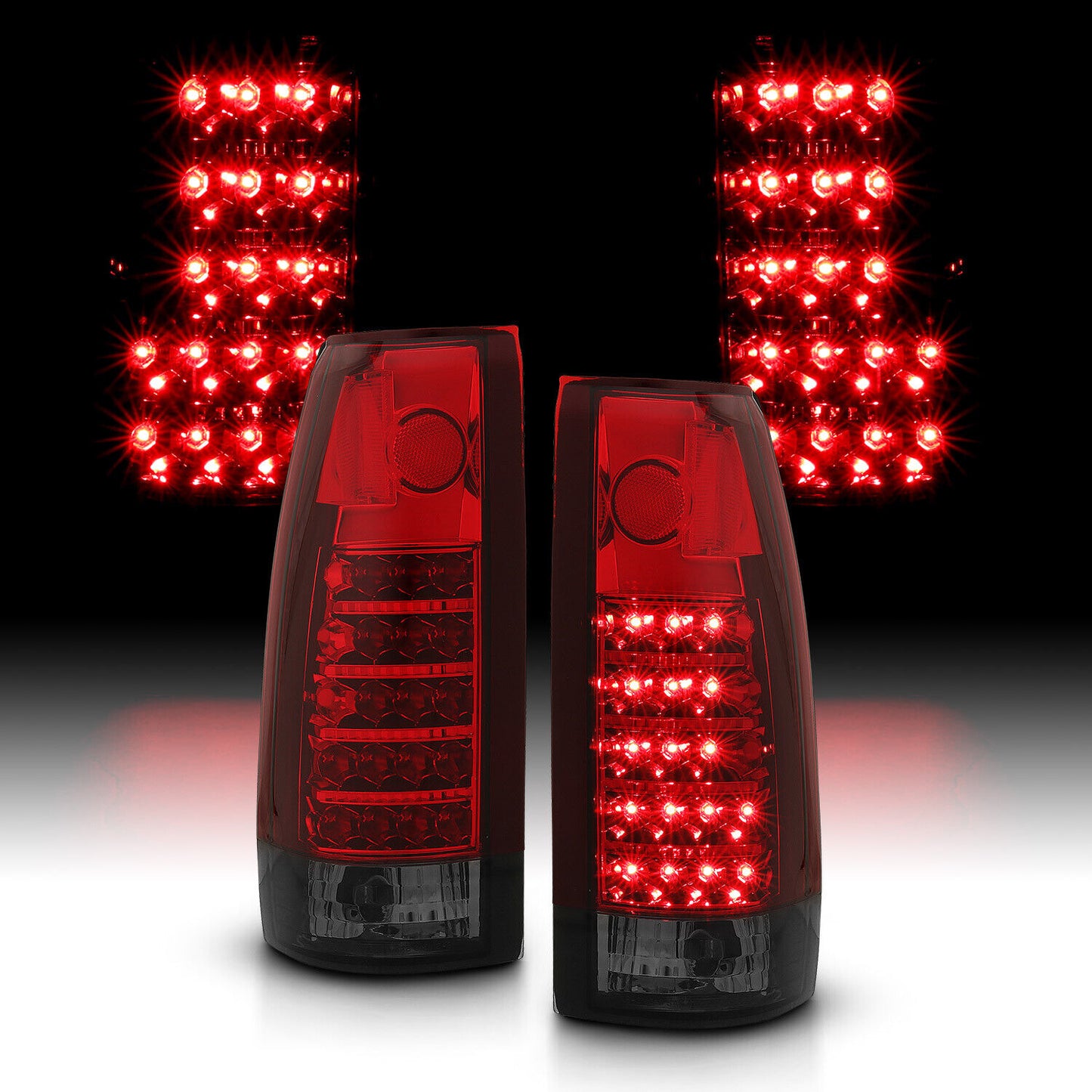 Red Smoked LED Taillights