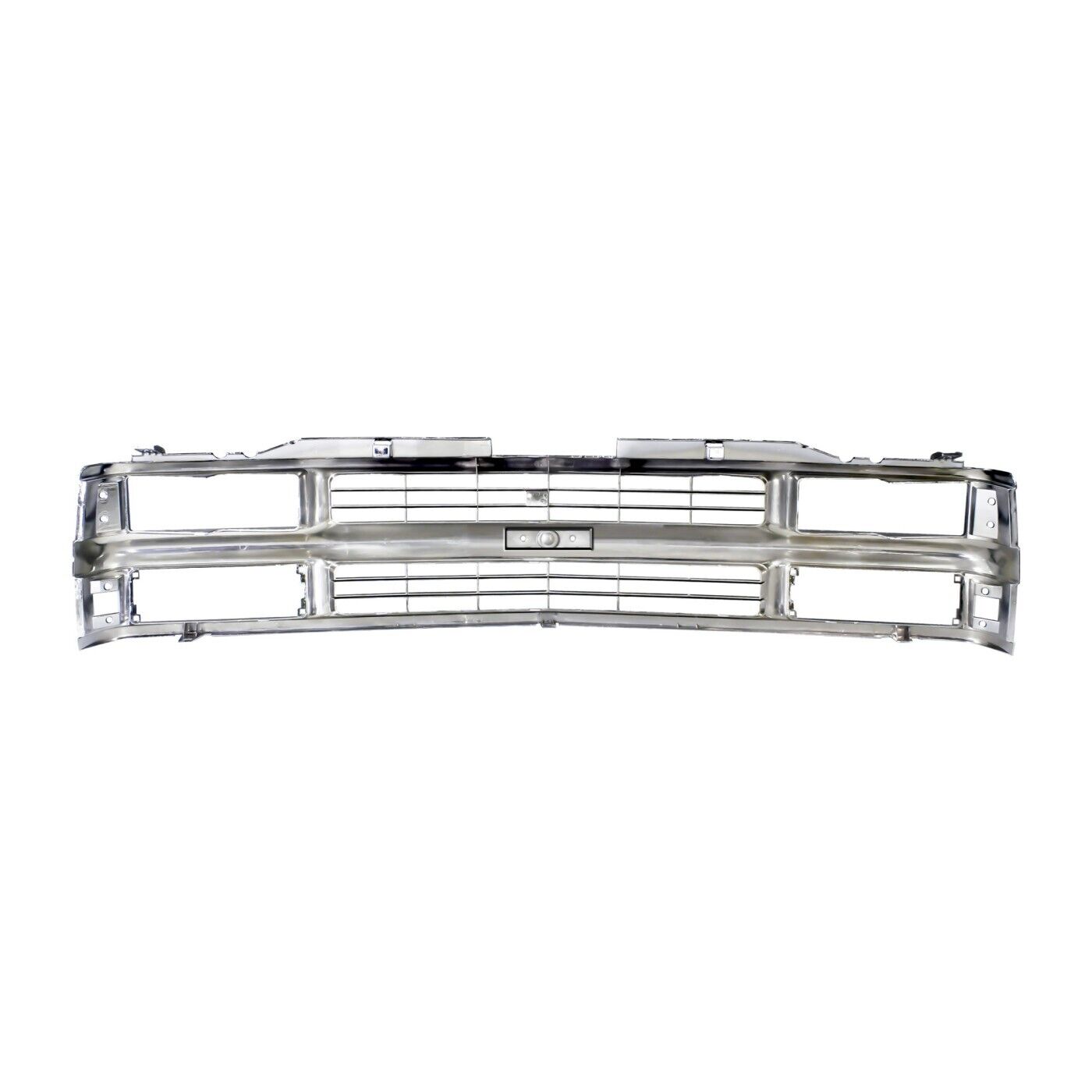 Chevy Chrome Grille Black Inserts 88-98 C/K