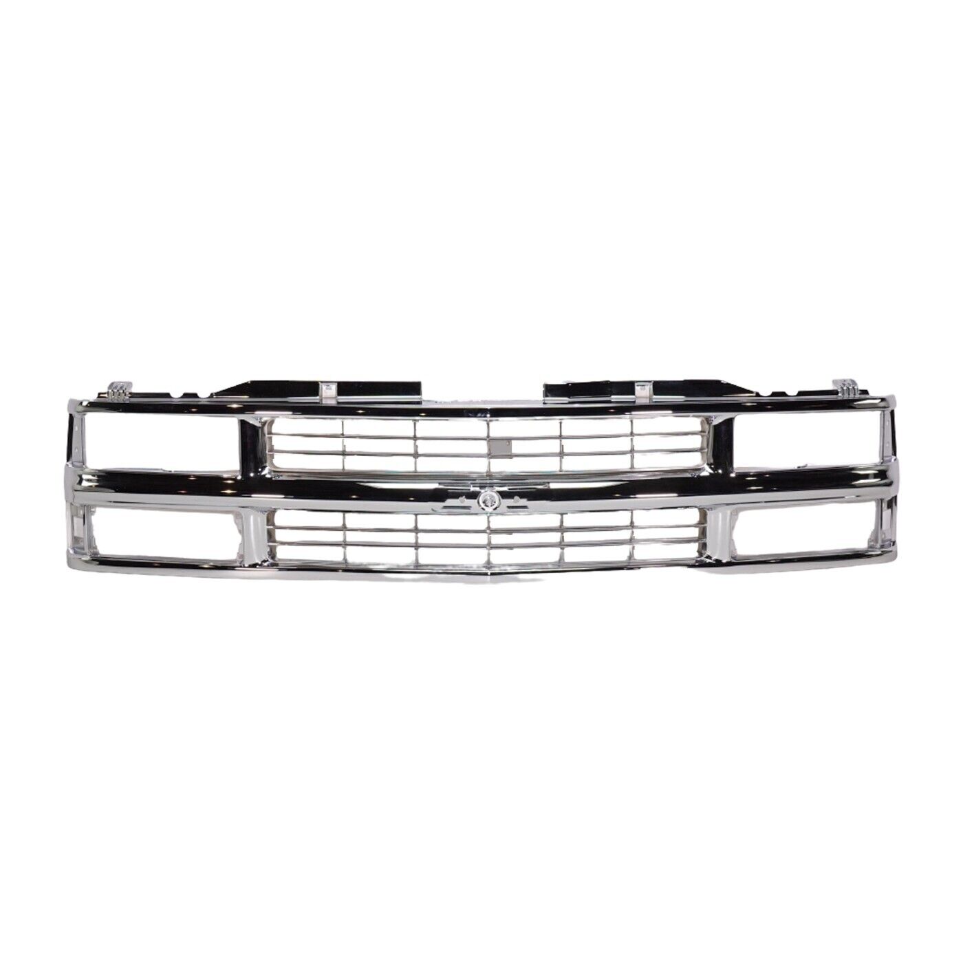 YH-Max Chrome Upper Billet Grille For 94-99 Chevy C/K Suburban Tahoe – 2-Piece