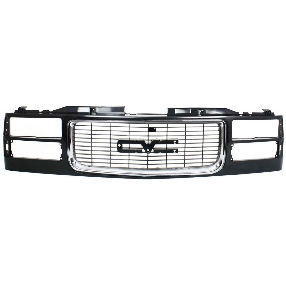 GMC Black Grille Chrome Trim 88-98 C/K